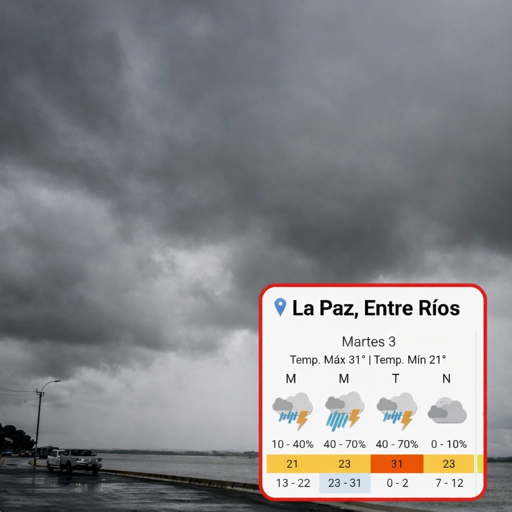 Arranque de semana con sol y calor, pero con tormentas en camino